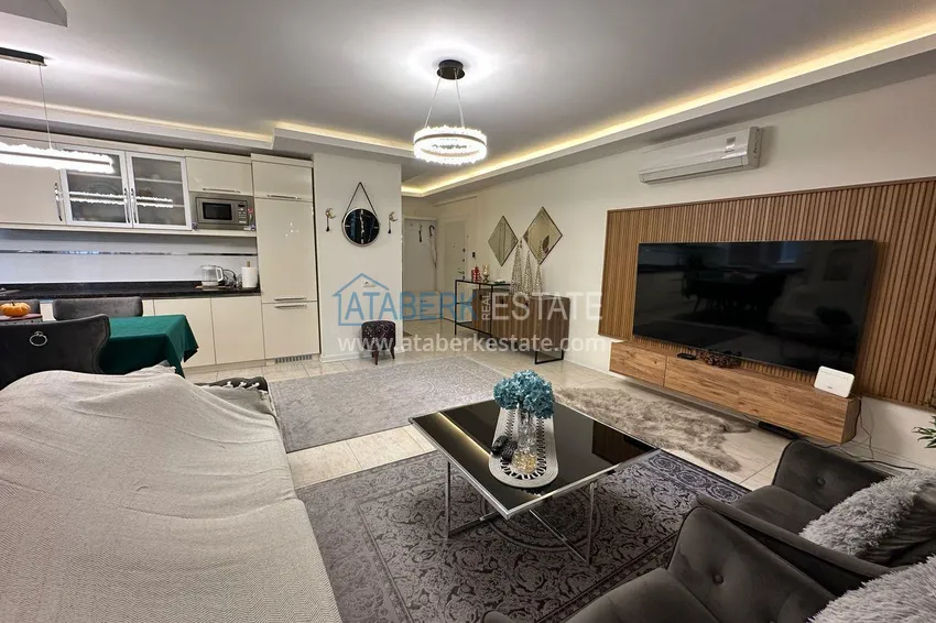 Приобрести Квартира 2+1 с мебелью в семейном комплексе, район Оба – подходит под ВНЖ 7 