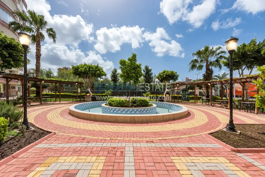 Квартира 3+1 с мебелью в благоустроенном комплексе — Тосмур, Алания. Подходит для получения ВНЖ 13 