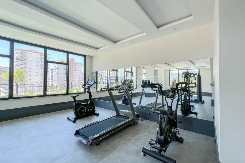 Квартира 2+1 под ключ с видом на море в районе Махмутлар, Алания 12 