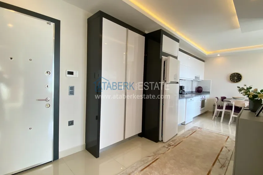 Приобрести Квартира 2+1 под ключ с видом на море в районе Махмутлар, Алания 1 