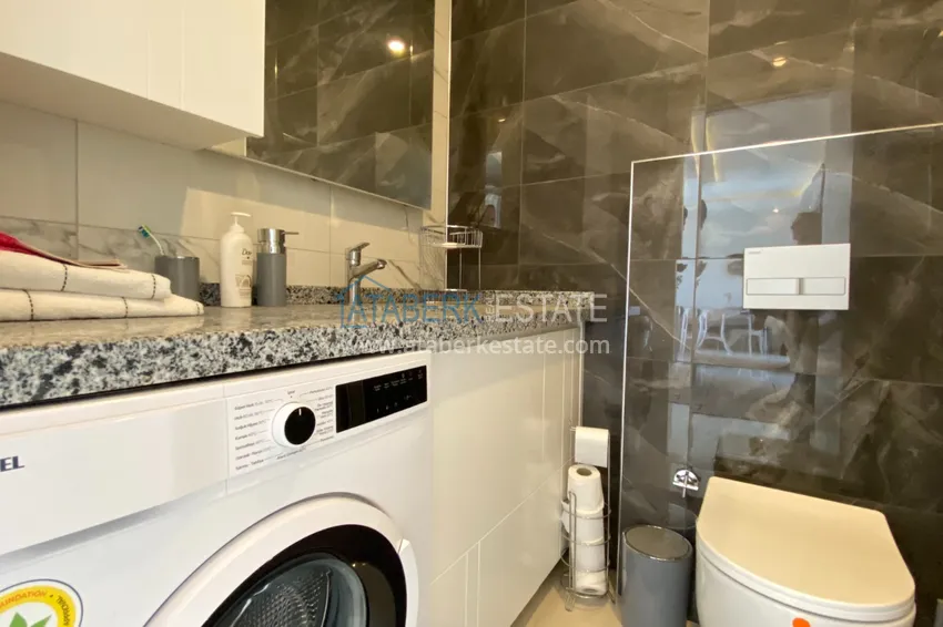 Приобрести Квартира 2+1 под ключ с видом на море в районе Махмутлар, Алания 21 