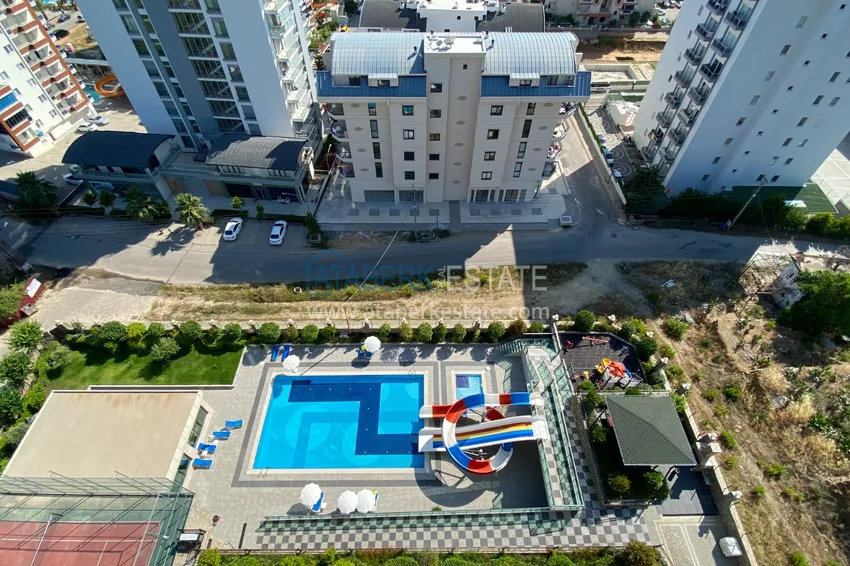 Приобрести Квартира 2+1 под ключ с видом на море в районе Махмутлар, Алания 30 