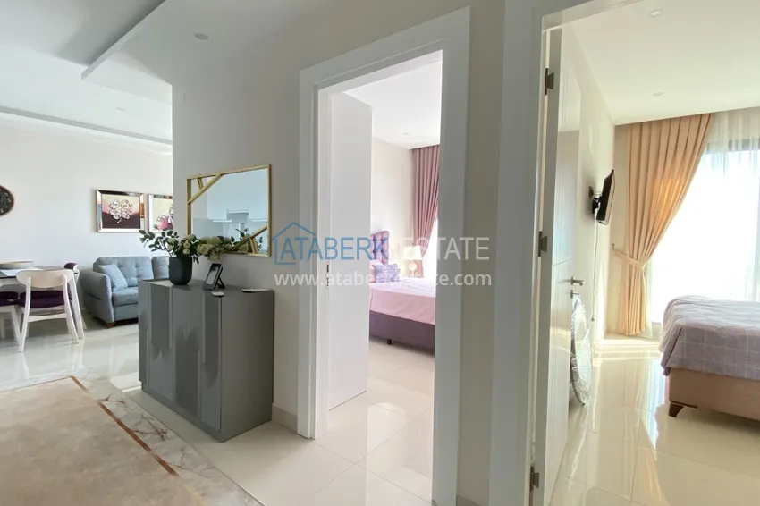 Приобрести Квартира 2+1 под ключ с видом на море в районе Махмутлар, Алания 3 