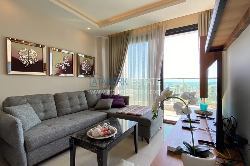 Приобрести Квартира 2+1 под ключ с видом на море в районе Махмутлар, Алания 5 