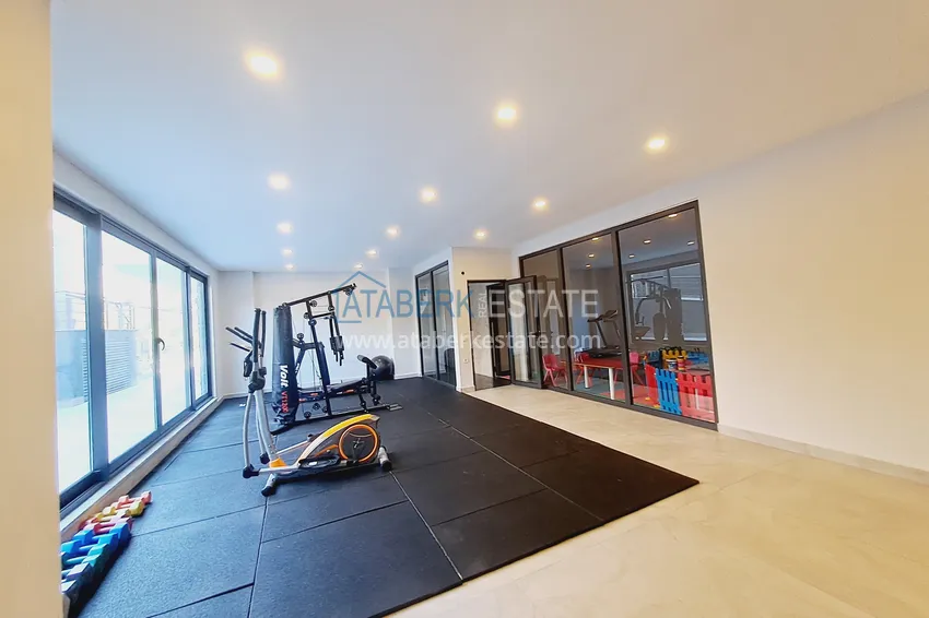 Для аренды - двухкомнатная квартира в центре района Оба, Алания №3 8 