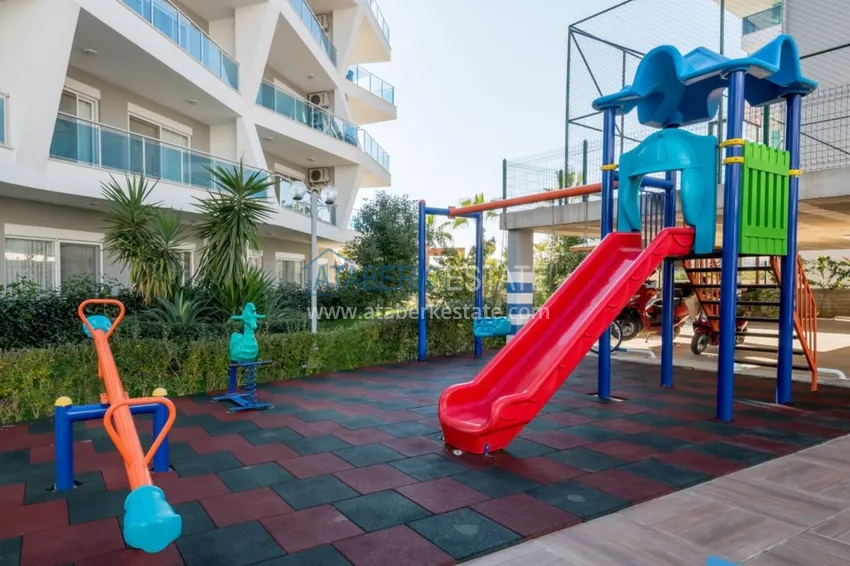 Трехкомнатная квартира с мебелью в благоустроенном комплексе – район Оба, Алания 12 