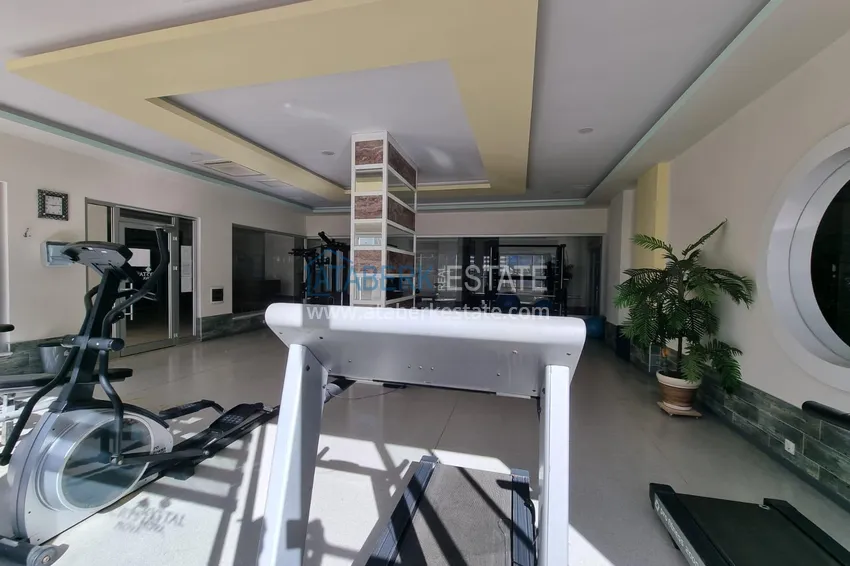 Трехкомнатная квартира с мебелью в благоустроенном комплексе – район Оба, Алания 27 