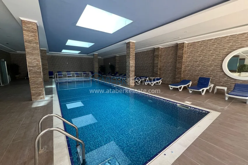 Трехкомнатная квартира с мебелью в благоустроенном комплексе – район Оба, Алания 28 