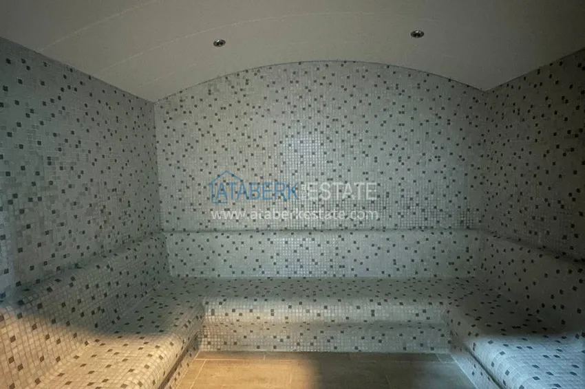 Двухкомнатная квартира с мебелью в комфортабельном комплексе — район Авсаллар, Алания 12 