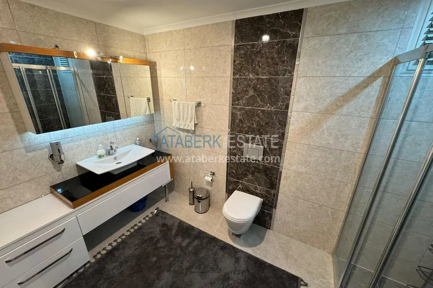 Приобрести Линейная квартира 3+1 под ключ с видом на море - Махмутлар, Алания 17 