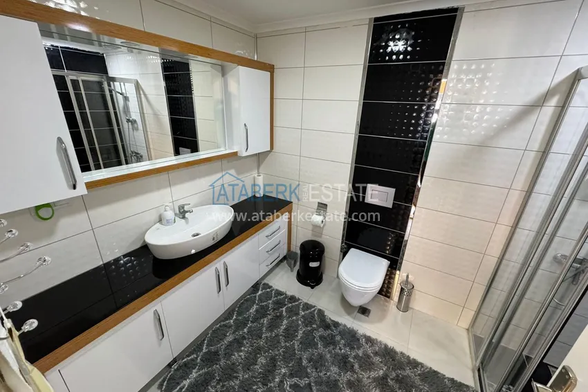 Приобрести Линейная квартира 3+1 под ключ с видом на море - Махмутлар, Алания 18 