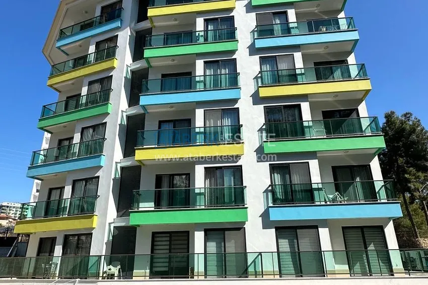 Двухкомнатная квартира с мебелью в комфортабельном комплексе — район Авсаллар, Алания 2 