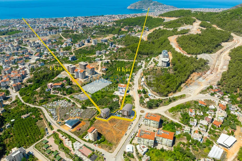Первый проект в Алании с системой природного газа — старт продаж, район Верхняя Оба 5 