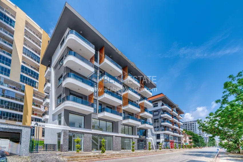 Квартира 1+1 с двумя балконами под ключ в Махмутларе - всего в 500 м от моря 4