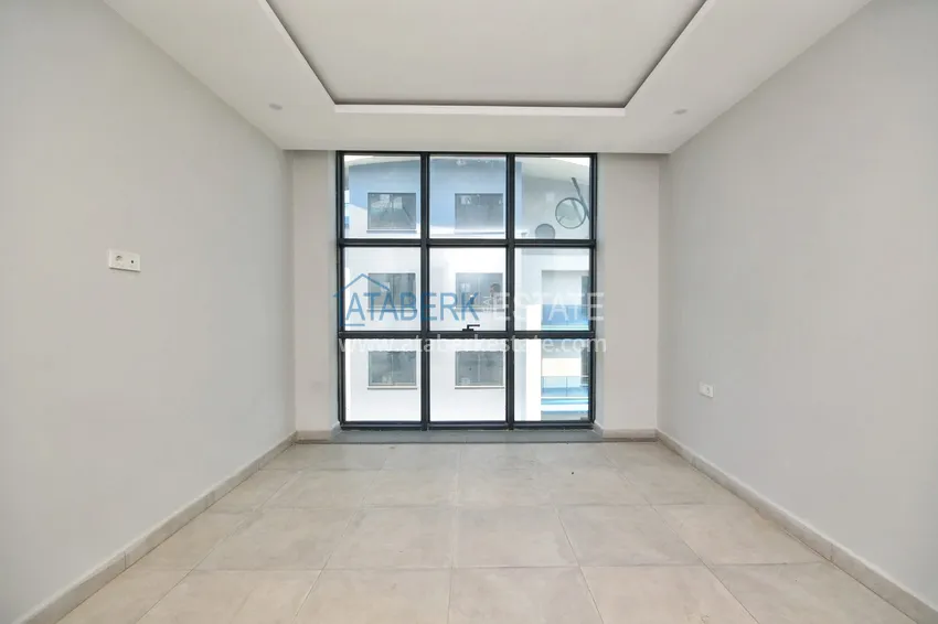 Приобрести Линейные апартаменты 3+1 в современном комплексе - Алания, Каргыджак 11 