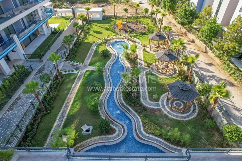 Линейные апартаменты 3+1 в современном комплексе - Алания, Каргыджак 9 