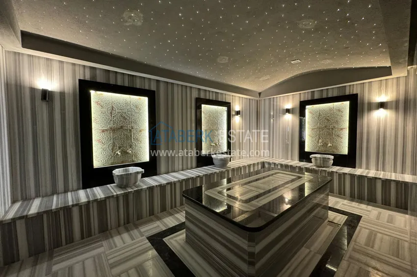 Линейные апартаменты 3+1 в современном комплексе - Алания, Каргыджак 15 