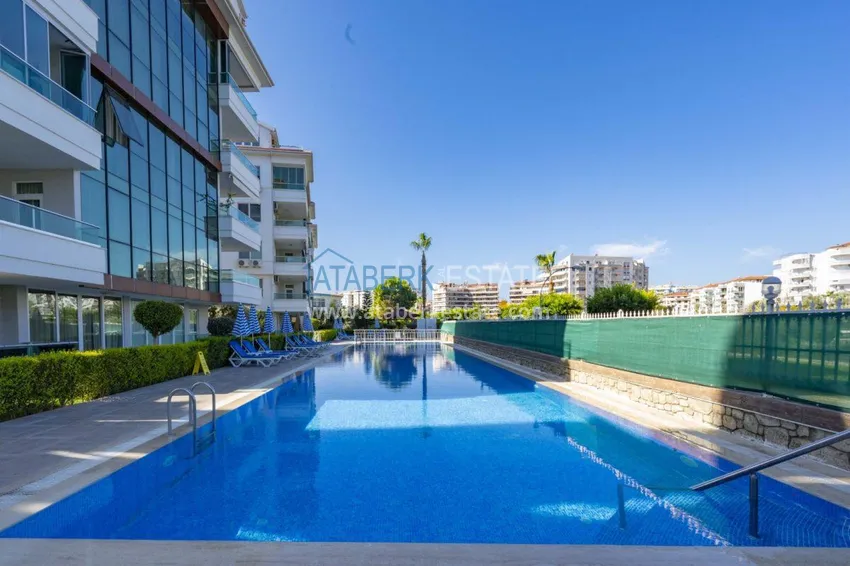Трёхкомнатная квартира с новой мебелью после ремонта в жилом комплексе у реки, Кестель, Алания 6 