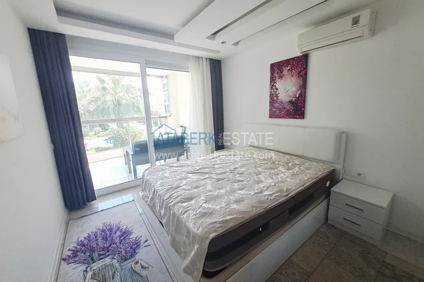 Приобрести Квартира 1+1 с мебелью в районе Оба, Алания - застекленный балкон, 1 этаж 7 