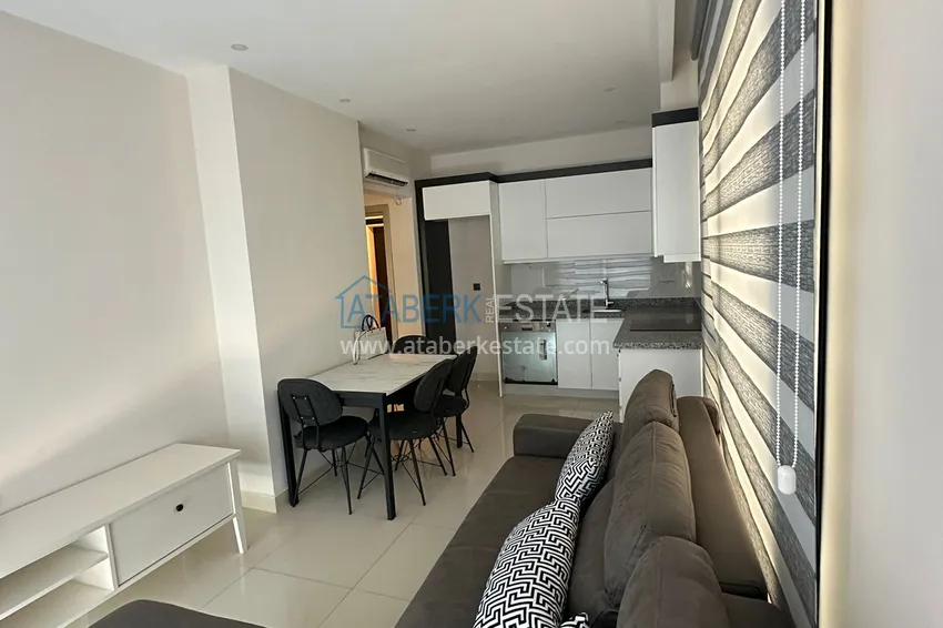 Приобрести Новая меблированная квартира 1+1 с видом на море — Каргыджак, Алания, от собственника 6 