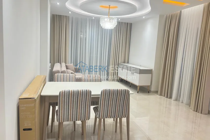 Приобрести Двухкомнатная квартира под ключ с двумя застекленными балконами в престижном комплексе - Махмутлар, Алания 4