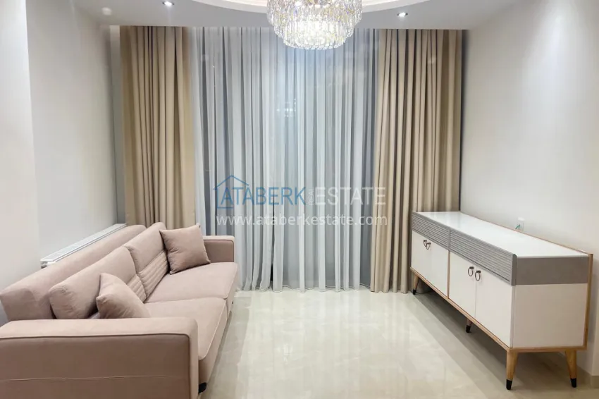 Приобрести Двухкомнатная квартира под ключ с двумя застекленными балконами в престижном комплексе - Махмутлар, Алания 6