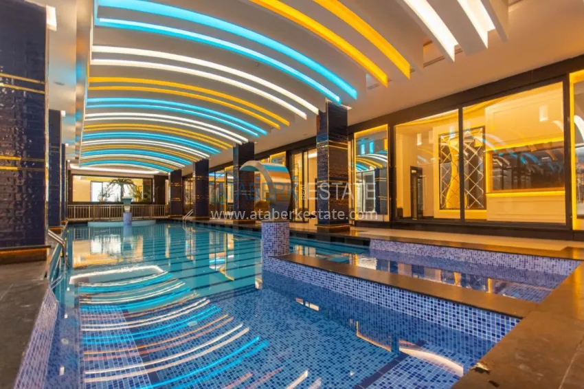 Двухкомнатная квартира под ключ с двумя застекленными балконами в престижном комплексе - Махмутлар, Алания 13