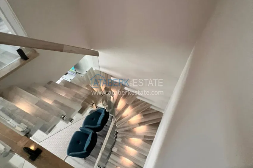 Приобрести Дуплекс 3+1 с мебелью и видом на горы, район Верхняя Оба - продажа от собственника 12 