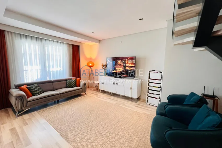 Приобрести Дуплекс 3+1 с мебелью и видом на горы, район Верхняя Оба - продажа от собственника 1 