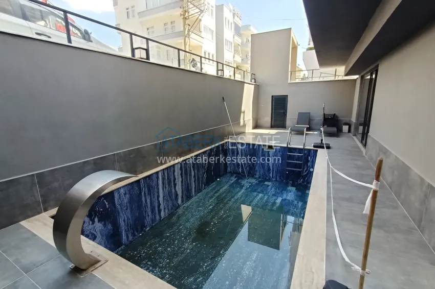 Двухуровневый пентхаус в центре Алании – с видом на горы, 250 метров до пляжа 3 