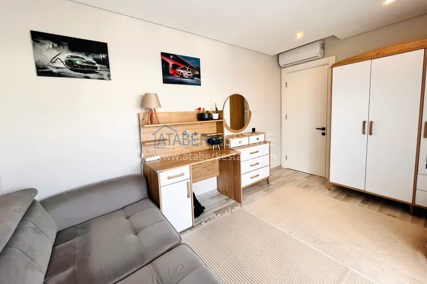 Приобрести Дуплекс 3+1 с мебелью и видом на горы, район Верхняя Оба - продажа от собственника 4 