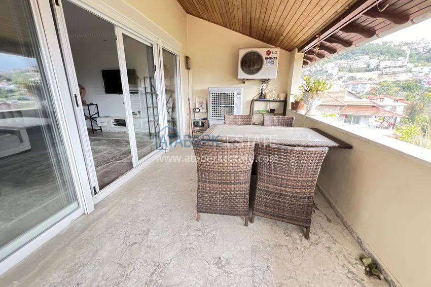 Недвижимость для ВНЖ! Меблированная вилла в горном коттеджном комплексе - Алания 10 