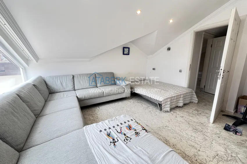 Недвижимость для ВНЖ! Меблированная вилла в горном коттеджном комплексе - Алания 4 