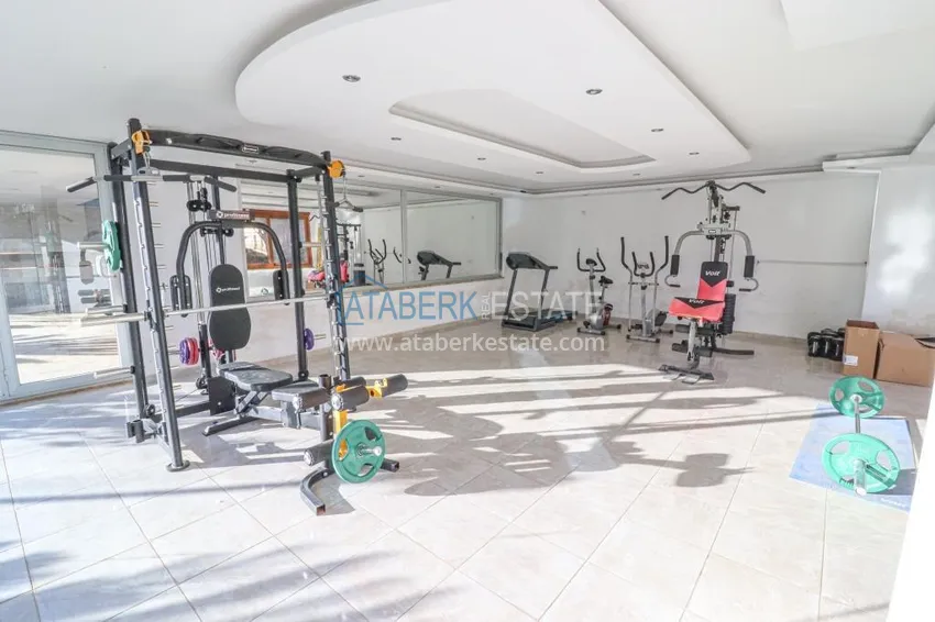 Двухуровневая квартира с мебелью от собственника в Алании, район Кестель 15 