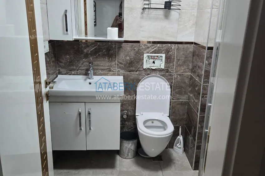 Приобрести Двухуровневая квартира с мебелью от собственника в Алании, район Кестель 18 