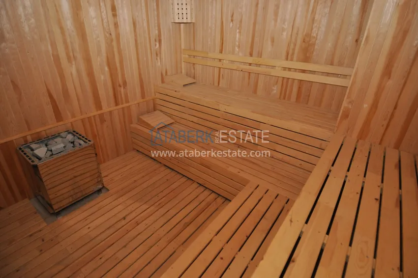 Двухуровневая квартира с мебелью от собственника в Алании, район Кестель 17 