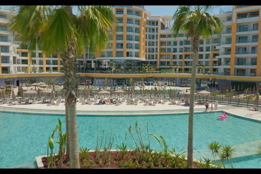 Садовый дуплекс 2+1 в аренду в Алании, район Тюрклер - комплекс-отель A8 15 