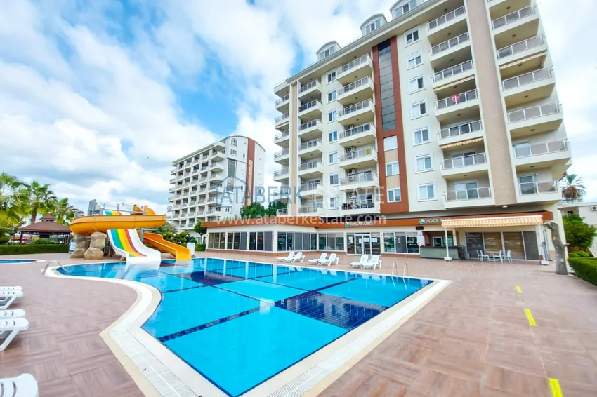 Квартира 2+1 в Авсалларе с мебелью – в резиденции с частным пляжем 1 