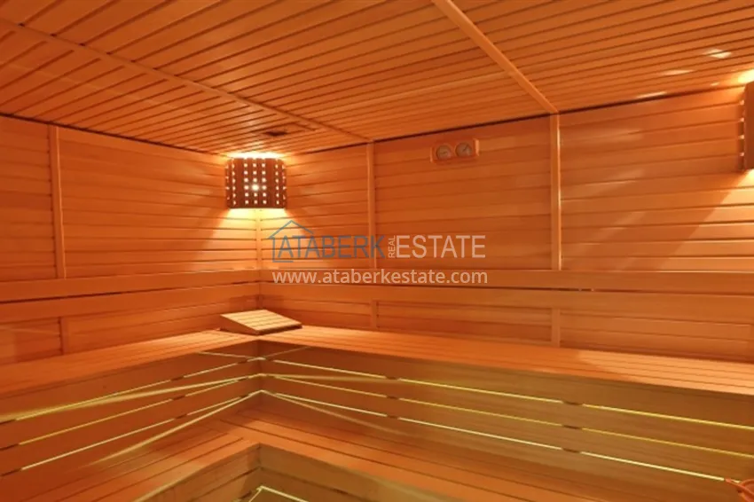 Квартира 2+1 в Авсалларе с мебелью – в резиденции с частным пляжем 27 