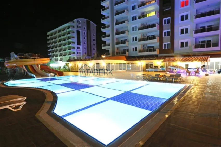 Квартира 2+1 в Авсалларе с мебелью – в резиденции с частным пляжем 5 