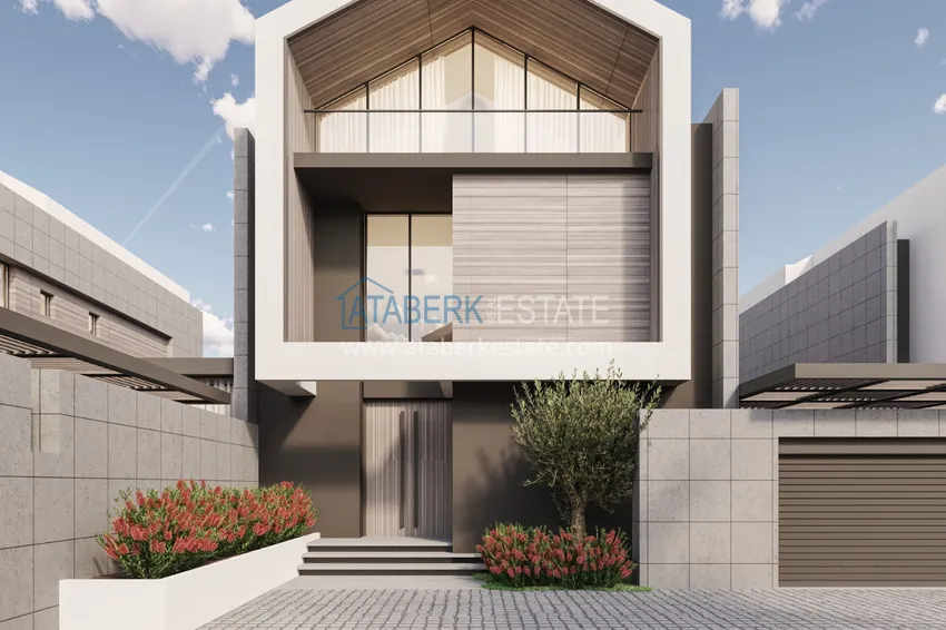 Современные виллы в Анталии, район Лара - собственный бассейн, сад и идеальная локация 4 