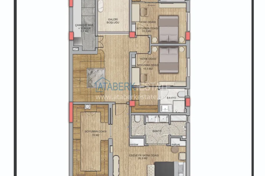 Купить дешево Современные виллы в Анталии, район Лара - собственный бассейн, сад и идеальная локация 2 