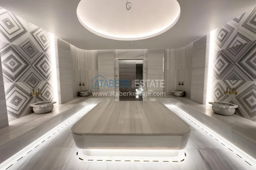 Квартира у моря в пятизвёздочном комплекс-отеле - Алания, район Тюрклер 69 