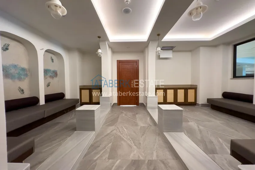 Квартира 1+1 в пятизвёздочном резорте - Алания, район Тюрклер  73 