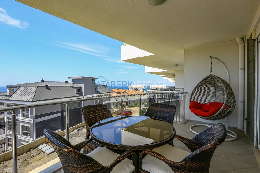 Приобрести Пентхаус-дуплекс 3+1 с панорамным видом в Конаклы, Алания 10 