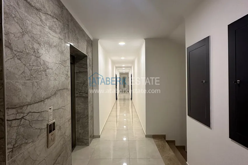 Квартира 2+1 в центре Аланьи - с отдельной кухней и видом на горы, подходит для ВНЖ 5 