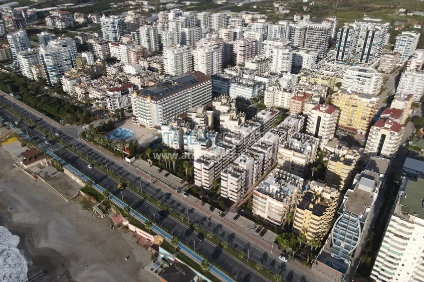 Квартира 2+1 на первой линии в Алании, район Махмутлар - подходит под гражданство 1 