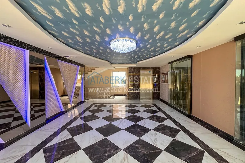 Квартира 3+1 в Алании – первая береговая, под гражданство, район Кестель 12 