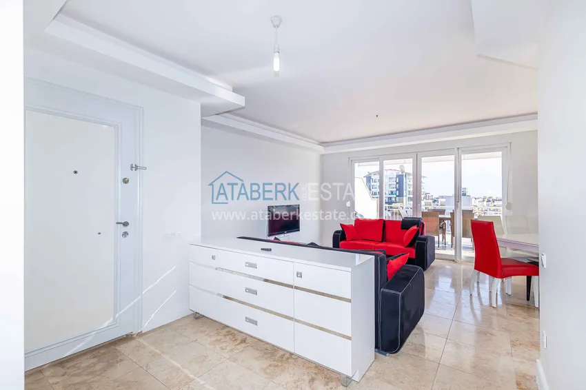 Приобрести Квартира 2+1 с большой террасой в районе Джикджилли, Алания – недвижимость под ВНЖ 2 