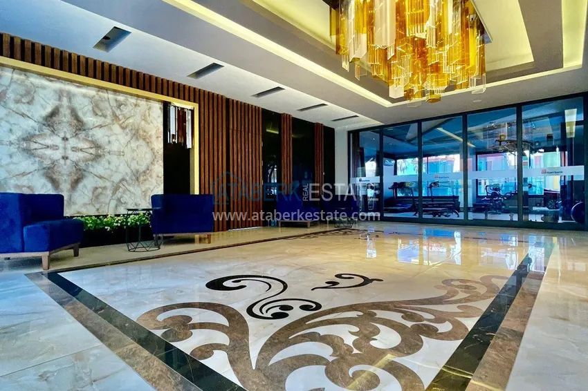 Квартира 2+1 на первой береговой линии в Махмутларе — готовый вариант с видом на море 10 